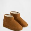 Bottes en daim vegan doublées de sherpa pour enfants Bottes en daim vegan doublées de sherpa pour enfants