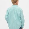 Chemise décontractée en popeline de coton biologique pour enfants Chemise décontractée en popeline de coton biologique pour enfants