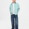 Chemise décontractée en popeline de coton biologique pour enfants Chemise décontractée en popeline de coton biologique pour enfants