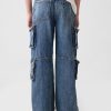 Jean baggy double cargo pour enfants Jean baggy double cargo pour enfants