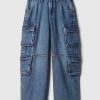 Jean baggy double cargo pour enfants Jean baggy double cargo pour enfants