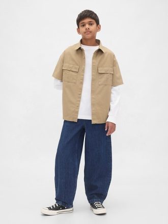 Jean baggy facile à porter pour enfants Jean baggy facile à porter pour enfants