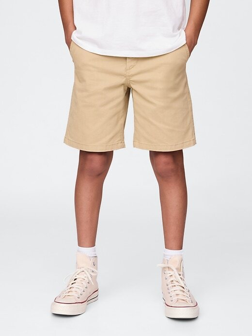 Short kaki décontracté pour enfant de 18 cm Short kaki décontracté pour enfant de 18 cm