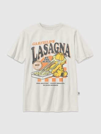 T-shirt graphique Garfield Lasagne pour enfants T-shirt graphique Garfield Lasagne pour enfants