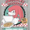 T-shirt graphique Sonic The Hedgehog Knuckles Pizza pour enfants